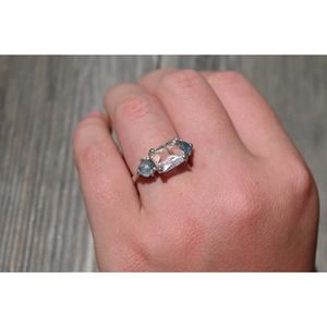 Montana sapphire ring, alternative engagement rings size 3 4 5 6 7 8 9 1…